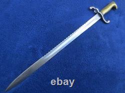 Very Rare Original Imperial German M1871 Sawback Bayonet And Scabbard Rare Maker