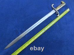 Very Rare Original Imperial German M1871 Sawback Bayonet And Scabbard Rare Maker