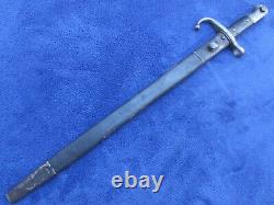 Very Rare Original Ottoman Imperial M1890 Bayonet And Scabbard