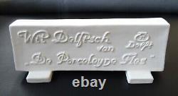 Very Rare Porceleyne Fles Royal Delft Wit / White Advertising Shop Display
