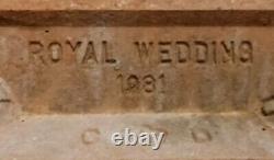 Very Rare Princess Diana Spencer Royal Wedding Brick 1981 Prince Charles Lbc CD