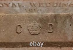 Very Rare Princess Diana Spencer Royal Wedding Brick 1981 Prince Charles Lbc CD