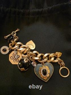 Very Rare, Retired Juicy Couture Ultra Thick Chain, Royal Bohemian Bracelet