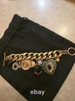 Very Rare, Retired Juicy Couture Ultra Thick Chain, Royal Bohemian Bracelet