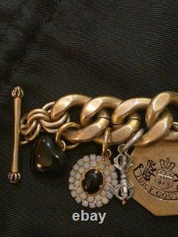 Very Rare, Retired Juicy Couture Ultra Thick Chain, Royal Bohemian Bracelet