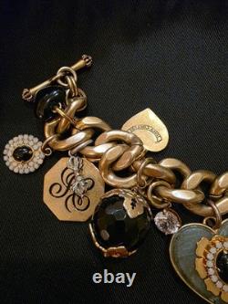 Very Rare, Retired Juicy Couture Ultra Thick Chain, Royal Bohemian Bracelet
