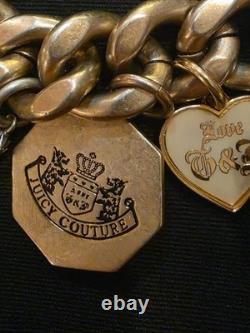 Very Rare, Retired Juicy Couture Ultra Thick Chain, Royal Bohemian Bracelet