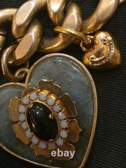 Very Rare, Retired Juicy Couture Ultra Thick Chain, Royal Bohemian Bracelet