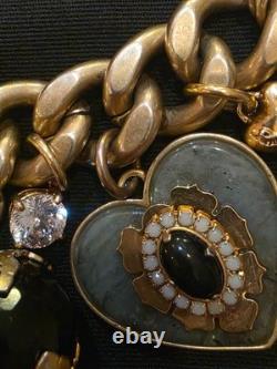 Very Rare, Retired Juicy Couture Ultra Thick Chain, Royal Bohemian Bracelet
