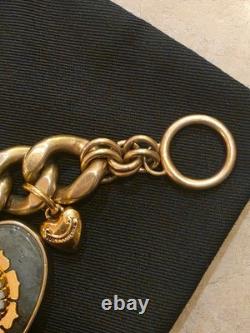 Very Rare, Retired Juicy Couture Ultra Thick Chain, Royal Bohemian Bracelet