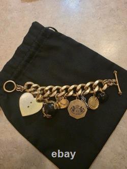 Very Rare, Retired Juicy Couture Ultra Thick Chain, Royal Bohemian Bracelet