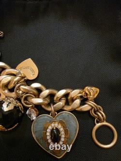 Very Rare, Retired Juicy Couture Ultra Thick Chain, Royal Bohemian Bracelet