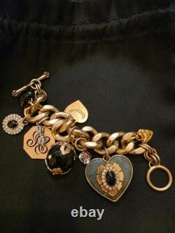 Very Rare, Retired Juicy Couture Ultra Thick Chain, Royal Bohemian Bracelet