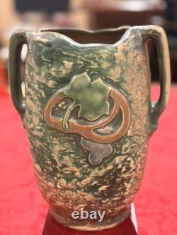 Very Rare Roseville Imperial 1 Double Handle 10 Antique 1921 Vase Amazing Cond