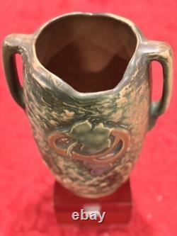 Very Rare Roseville Imperial 1 Double Handle 10 Antique 1921 Vase Amazing Cond
