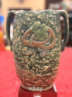 Very Rare Roseville Imperial 1 Double Handle 10 Antique 1921 Vase Amazing Cond