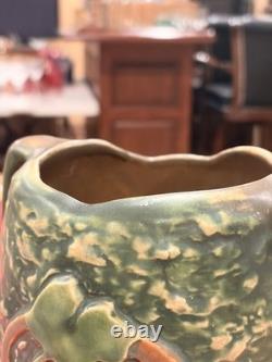 Very Rare Roseville Imperial 1 Double Handle 10 Antique 1921 Vase Amazing Cond
