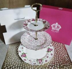 Very Rare Royal Albert Cake Stand