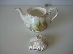 Very Rare Royal Albert England Kentish Rockery One Person Small Teapot