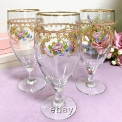 Very Rare Royal Albert Lady Carlyle Glasses (3 pieces)