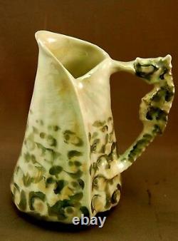 Very Rare Royal Bayreuth Spikey Shell Iridescent Pearl Seahorse Milk Pitcher