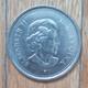 Very Rare Royal Canadian Mint Error Filled P 25 Cent Coin 1905 2005 Saskatchewan
