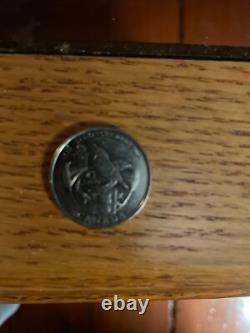 Very Rare Royal Canadian Mint Error Filled P 25 Cent Coin 1905 2005 Saskatchewan