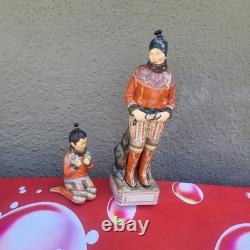 Very Rare Royal CopenhagenA Woman From Greenland Painted Porcelain Figurine
