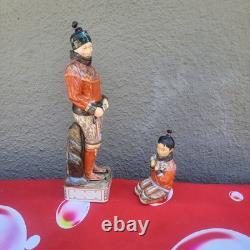 Very Rare Royal CopenhagenA Woman From Greenland Painted Porcelain Figurine