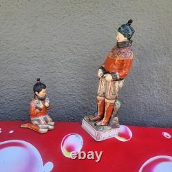 Very Rare Royal CopenhagenA Woman From Greenland Painted Porcelain Figurine