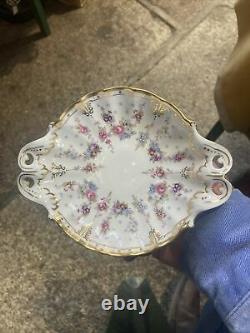 Very Rare Royal Crown Derby Royal Antoinette Duchess Dish Beautiful