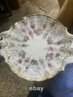 Very Rare Royal Crown Derby Royal Antoinette Duchess Dish Beautiful