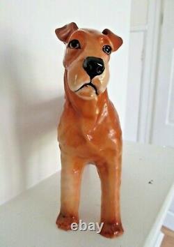 Very Rare Royal Doulton Airedale Terrier Hn 988 Large Size Excellent