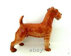 Very Rare Royal Doulton Airedale Terrier Hn 988 Large Size Excellent