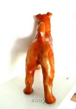 Very Rare Royal Doulton Airedale Terrier Hn 988 Large Size Excellent