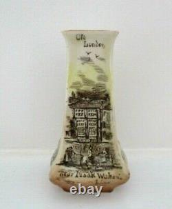 Very Rare Royal Doulton Antique Seriesware Vase Old London Perfect