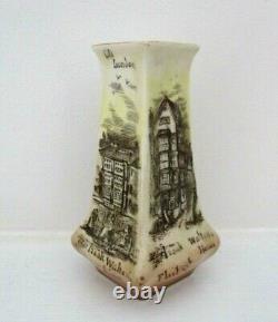 Very Rare Royal Doulton Antique Seriesware Vase Old London Perfect