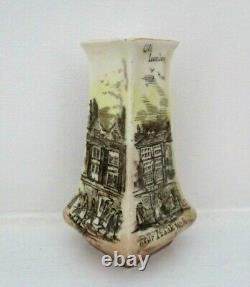 Very Rare Royal Doulton Antique Seriesware Vase Old London Perfect