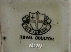 Very Rare Royal Doulton Antique Seriesware Vase Old London Perfect