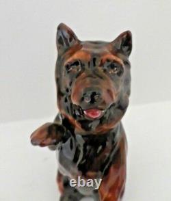 Very Rare Royal Doulton Cairn Terrier Begging Hn 2589 Rare Colourway Perfect