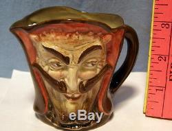 Very Rare Royal Doulton DEVIL MEPHISTOPHELES w VERSE Character Jug NICE