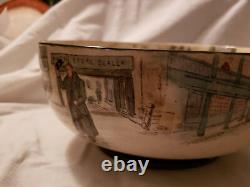 Very Rare Royal Doulton Dickens Ware Bowl D3020