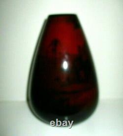 Very Rare Royal Doulton Flambe Vase Desert Scenes Perfect