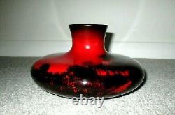 Very Rare Royal Doulton Flambe Vase Very Rare Shape Perfect