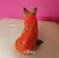 Very Rare Royal Doulton Fox In Hunting Dress Hn 100 Very Good Condition