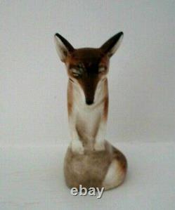 Very Rare Royal Doulton Fox Seated Hn 147c Style One Small Size Perfect