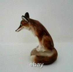 Very Rare Royal Doulton Fox Seated Hn 147c Style One Small Size Perfect