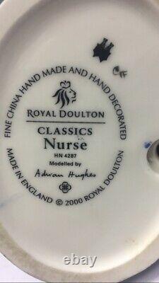 Very Rare Royal Doulton HN 4287 Classics Nurse By Adrian Hughes -2000- Mint 8.5