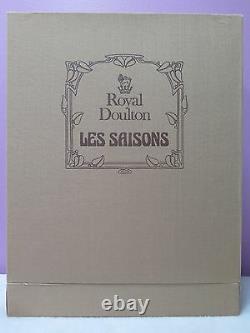 Very Rare Royal Doulton HN3069 Les Saisons Hiver Winter 1985 Original BOX