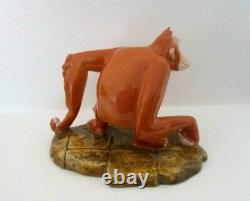 Very Rare Royal Doulton Jungle Book Figurine King Louie Jb7 Perfect